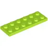 Lego® 2x6 Platte 3795 - 100 Stück Lime