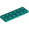 Lego® 2x6 Platte 3795 - 10 Stück Dunkles Türkis