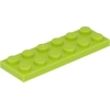Lego® 2x6 Platte 3795 - 50 Stück Lime