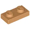 Lego® 50x 1x2 Platten 3023 - Plate Mittleres Nougat - Medium Nougat
