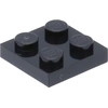 Lego® 2x2 Platten 3022 - 250 Stück Schwarz