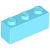 Lego® 10 Stück 3622 Stein Brick 1x3 Part Basic Steine 10 Mittleres Azu...