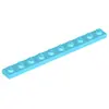 Lego® 1x10 Platten 4477 - 10 Stück Mittleres Azurblau