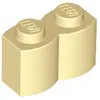 LEGO Pallisade Baustein 1x2 in Beige, 1 Stück, 100% Original, ungewasc...
