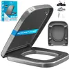 KESSER® WC Sitz Toilettendeckel Duroplast, Absenkautomatik & Softclose...