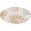 Pergamon, Teppich, Designer Teppich Faro Tropical Blätter Rund (160 cm...