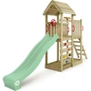 Spielturm Wickey JoyFlyer mit Rutsche und Kletterwand in Hellgrün