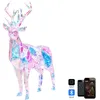 BELIANI Outdoor LED Weihnachtsbeleuchtung Mehrfarbig Kunststoff 90 cm ...