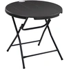Outsunny Gartentisch für 4 Personen, runder Klapptisch Ø80 cm, Garten ...