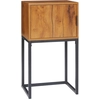 HOMCOM Konsolentisch  Flurtisch mit Schrank im Industriedesign, Beiste...