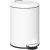 HOMCOM Mülleimer 20L Treteimer mit Deckel & Fußpedal, Kosmetikeimer au...