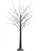 HOMCOM 150 cm Kunstbaum Birkenbaum mit 96 LED Lichtern und Kunstschnee...
