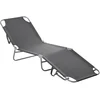 Outsunny Sonnenliege klappbar Gartenliege, Liegestuhl mit 5-Fach verst...