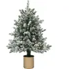 HOMCOM Künstlicher Weihnachtsbaum, 100 cm Christbaum mit 130 Spitzen, ...
