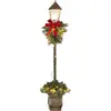 Outsunny 150 cm Weihnachtslaterne Weihnachtsbeleuchtung mit LED-Lichte...