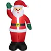 Outsunny Aufblasbar Weihnachtsdeko, 1,84 m Weihnachtsmann mit LED-Bele...