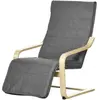 HOMCOM Relaxsessel Schwingstuhl, Ruhesessel, Relaxstuhl mit Verstellba...