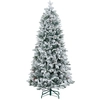 HOMCOM Künstlicher Weihnachtsbaum 180 cm mit 1489 Spitzen und Kunstsch...