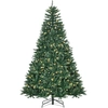 HOMCOM künstlicher Weihnachtsbaum, 210 cm Christbaum mit 2154 Spitzen,...