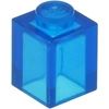 1 Stück LEGO, Teile Nr. 3005 in Trans Dunkelblau (Trans Darkblue)