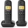 Schwarzes dual-dect-schnurlostelefon Gigaset BASIC100DUONOIR