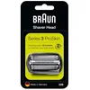 Braun Ersatzscherkopf Braun Series 3 ProSkin Scherkopf 32B Schwarz, 32...