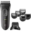 Braun Elektrorasierer Series 3 3000BT Shave&Style 3-in-1 mit Präzision...