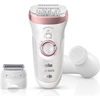Braun Silk-épil 9 SensoSmart 9/880, Roségold, Weiß, 40 Pinzette, Akku,...