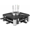 WMF Lumero Gourmet Raclette Grill 3-in-1 Station - Schwarz, Edelstahl