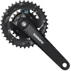Doppeltes Tretlager Shimano Altus FC-M315-2 7/8V Schwarz 22/36T