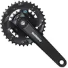 Doppeltes Tretlager Shimano Altus FC-M315-B2 7/8V Schwarz 22/36T