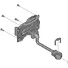SHIMANO Kabelsteckereinheit BM-EN600 oberes Gehäuse - 250 mm