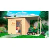 ALPHOLZ KONIFERA Gartenhaus Amrum 3 aus naturbelassenem Fichtenholz, B...