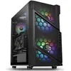 Thermaltake Commander C31 (ATX, mATX, Mini-ITX), PC Gehäuse, Schwarz