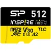 Silicon Power Speicherkarten Inspire 512GB, DDR200, W/A, CL10, V30, A2...