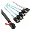 Silverstone SST-CPS05-RE, SAS-HD Kabel, 12 Gb/s (60 cm, SAS 2.0), Inte...