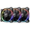 Thermaltake Riing 12 RGB Sync Edition (120 mm, 3x), PC Lüfter, Schwarz
