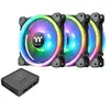 Thermaltake TT Riing Trio 14 RGB (140 mm, 3x), PC Lüfter, Schwarz
