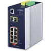 Planet IGS-10020PT (8 Ports), Netzwerk Switch, Schwarz