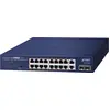 PLANET 16-Port 10/100/1000T 802.3at, Unmanaged, Gigabit Ethernet (10/1...