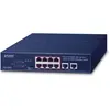 Planet 8-Port 10/100TX 802.3at PoE (10 Ports), Netzwerk Switch, Schwar...