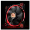 Thermaltake Gehäuselüfter 120mm Rote LED (120 mm, 1x), PC Lüfter, Schw...