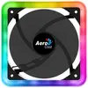 AeroCool Edge 14 LED Lüfter, RGB (140 mm, 1x), PC Lüfter, Schwarz