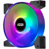 Azza Hurricane II Digital RGB (120 mm, 4x), PC Lüfter, Schwarz