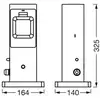 OSRAM SMART+ WiFi Steckdosensäule, anthrazit, IP44, 2-fach