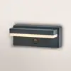 OSRAM Wandleuchte ENDURA STYLE ROBUST, grau, Sensor IP54 USB