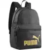 PUMA Rucksack Phase Backpack 22L Puma Black - Golden Logo schwarz