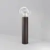 LED-Wegeleuchte Velora, braun, Höhe 60 cm, Metall/Glas, IP65