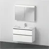 Duravit, Badmöbelset, D-Neo Möbel-Set, Möbelwaschtisch mit Waschtischu...