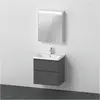 Duravit, Badmöbelset, D-Neo Möbel-Set, Möbelwaschtisch mit Waschtischu...